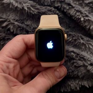 Apple Watch Series 5 (GPS + LTE) 40mm Gold Aluminum Case & Pink Sand Sport Band